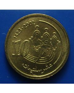 Morocco   10 Santimat2002 Y# 114  