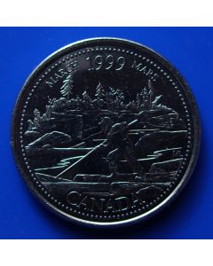 Canada 25 Cents1999km# 344 unc