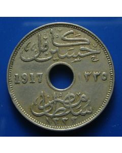 Egypt  10 Milliemes1917knkm# 316   Schön# 28