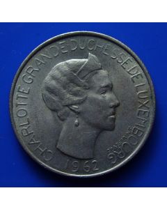 Luxembourg 5 Francs1962km# 51 