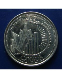 Canada 25 Cents1999km# 353