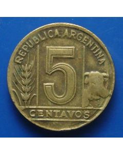 Argentina  5 Centavoskm# 40 Schön# 43