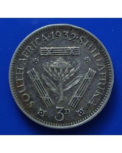 South Africa 3 Pence km# 15.2 