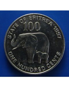Eritrea 100 Cents1997km# 48 