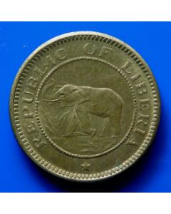 Liberia 	 ½ Cent	1937	 - Elephant striding