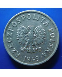 Poland 	 20 Groszy	1949