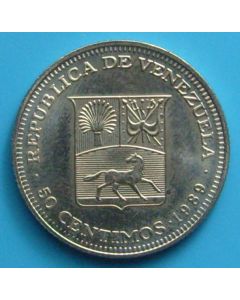 Venezuela  50 Centimos1989 Y# 41a  Schön#51c