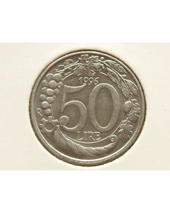 Italy km# 183 50 Lire1996