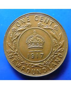 Newfoundland 	Large Cent	1917c	