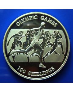Somalia 	 100 Shillings	2001	 - Runner before acient Runners - Silver