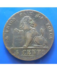 Belgium 	 5 Centimes	1841	 (km# 5.1)