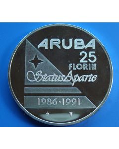 Aruba  25 Florin1991km# 8 Schön# 9