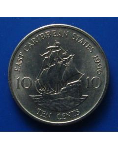 East Caribbean States  10 Cents1996km# 13 