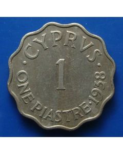 Cypruskm# 23  Piastre1938
