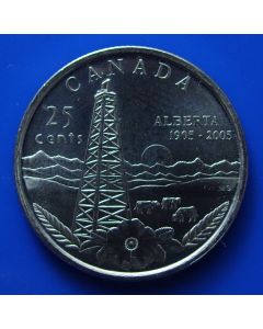 Canada 25 Cents2005km# 530