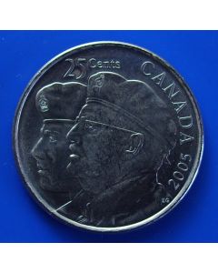 Canada 25 Cents2005km# 535 