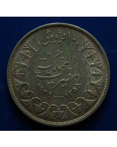 Egypt  10 Piastres1939km# 367   Schön# 72