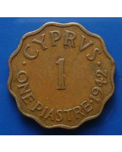 Cypruskm# 23a  Piastre1942