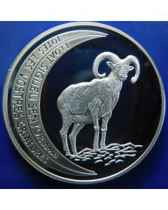 Andorra 	10 Diners	2002	 Mouflon; Silver Proof  