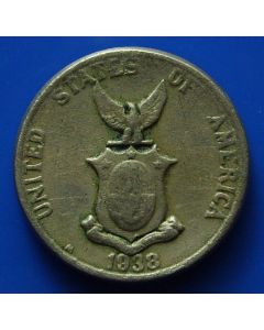 Philippines  5 Centavos1938 km# 180