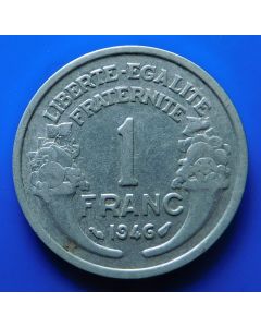 France  Franc1946 km#  885a1 Schön# 37