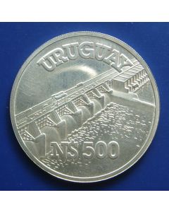 Uruguay  500 Nuevos pesos1983 km# 82 