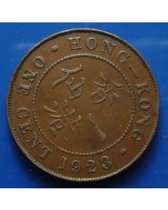 Hong Kong  Cent1923 km# 16 Schön# 6