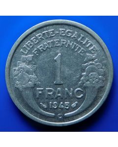 France  Franc 1945Ckm#  885a3 