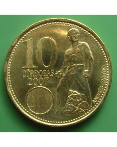 Nicaragua  10 Cordobas2007 km#102  - unc