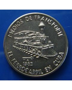 Carib.C.	 Peso	1983	 - Train engine – unc