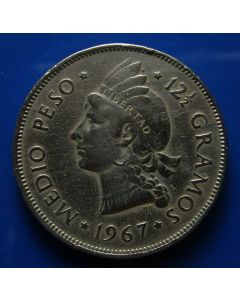 Dominican Republic½ Peso1967km# 21a1 