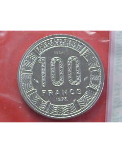 Central African Republic 100 Francs1975km# E4 ESSAI*