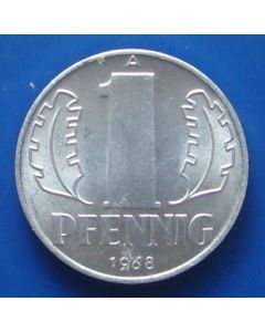 Germany Democratic Republic  Pfennig1968 km# 8.1 