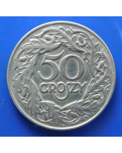 Poland 	 50 Groszy	1923