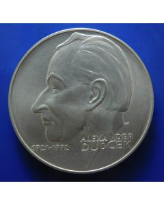 Slovakia	 200 Korun	2001	80th Anniversary of birth of Alexander Dubček – Silver