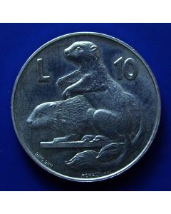 San Marino 	 10 Lire	1975	 Marmot's 