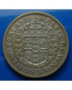 New Zealand  ½ Crown1933 km# 5 