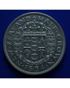 New Zealand  ½ Crown1934 km# 5 