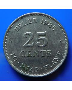 Belize25 Cents1985km# 77  Schön# 90