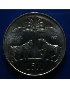 Italy km# 110 500 Lire1981