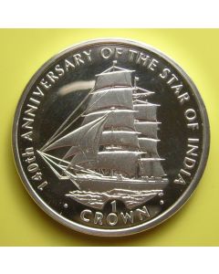 Isle of Man 	 Crown	2003	 The Star of India – Silver