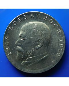 Germany Democratic Republic 	 5 Mark	1968	 125th Ann. Of Birth of Robert Koch - unc 