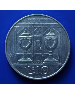 San Marino 	 10 Lire	1979	 two chalices