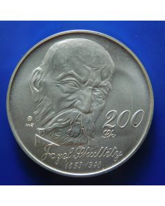 Slovakia	 200 Korun  2003	Jozef Skultety – Silver