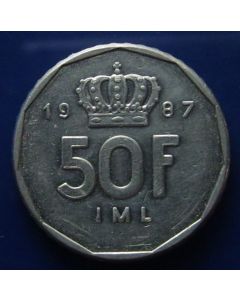 Luxembourg 50 Francskm# 62 