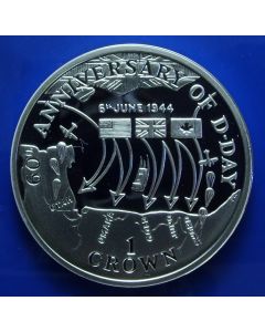 Isle of Man  Crown2004 km# 1222a 