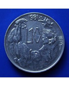 San Marino 	 10 Lire	1981	 The child 