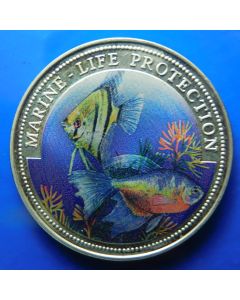 Liberia  Dollar 1996 -  Marine Life Protection 