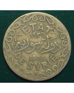 Syria  French Protectorate  5 Piastres1936km# 70