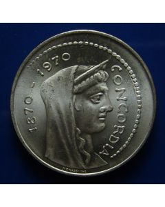 Italy km# 101 1000 Lire1970